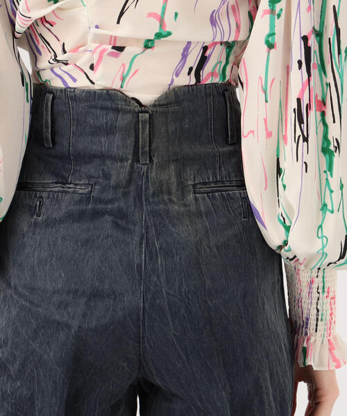 TOMORROWLAND (トゥモローランド)の「GOLDEN GOOSE DELUXE BRAND SALLY タックテーパードパンツ(その他パンツ・レディース・ダークブルー・XXS)」の8枚目の写真