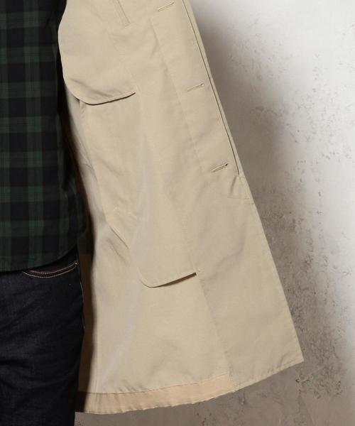 green label relaxing(グリーンレーベルリラクシング)の「【WEB限定】★★HI/CO/WE WASHED ステンカラーコート GLSS(ステンカラーコート・メンズ・ロイヤルブルー/ベージュ/ネイビー・LARGE/X-SMALL/SMALL/X-LARGE/MEDIUM)」の20枚目の写真