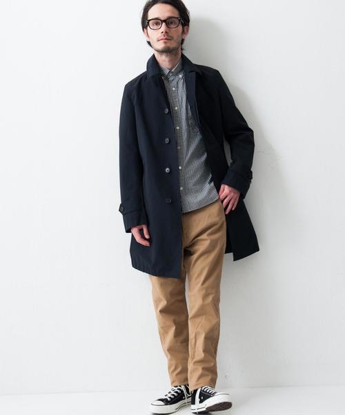 green label relaxing(グリーンレーベルリラクシング)の「【WEB限定】★★HI/CO/WE WASHED ステンカラーコート GLSS(ステンカラーコート・メンズ・ロイヤルブルー/ベージュ/ネイビー・LARGE/X-SMALL/SMALL/X-LARGE/MEDIUM)」の21枚目の写真