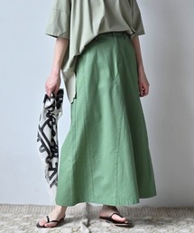 LUPILIEN | 7oz デニムツイルリメイク風スカート(スカート)