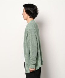 Ernie Palo アーニーパロ シアーリブカーディガン Ernie Palo] アーニーパロ Sheer Rib Vneck Cardigan(WHT)