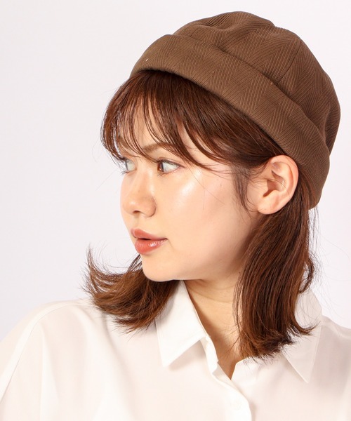 MAISON SPECIAL ピリングロールキャップ ブラック FREE UNISEX》Pilling Roll Cap/ピリングロールキャップ【MAISON
