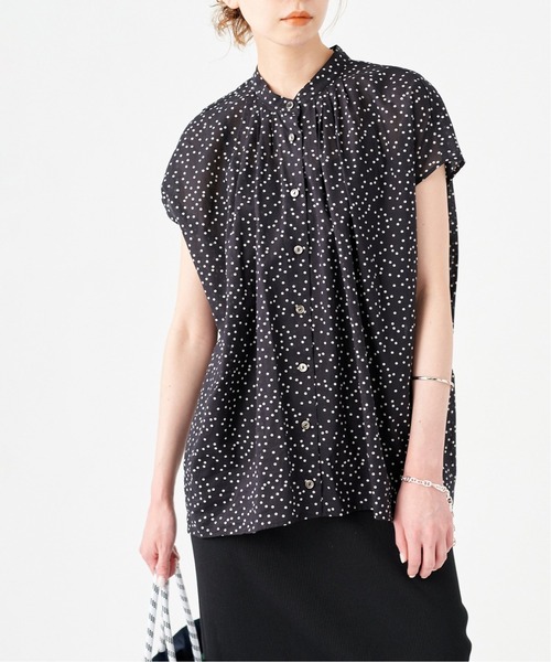 JOURNAL STANDARD(ジャーナルスタンダード)の「《追加2》80ローンタックシャツ(シャツ/ブラウス・レディース・ブラック/ブラウン/ブルー系その他/ブラック系その他・FREE)」の2枚目の写真