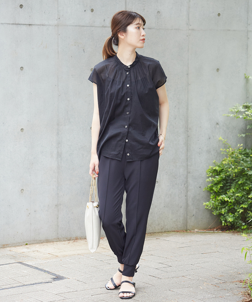 JOURNAL STANDARD(ジャーナルスタンダード)の「《追加2》80ローンタックシャツ(シャツ/ブラウス・レディース・ブラック/ブラウン/ブルー系その他/ブラック系その他・FREE)」の11枚目の写真