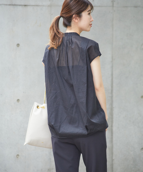 JOURNAL STANDARD(ジャーナルスタンダード)の「《追加2》80ローンタックシャツ(シャツ/ブラウス・レディース・ブラック/ブラウン/ブルー系その他/ブラック系その他・FREE)」の13枚目の写真