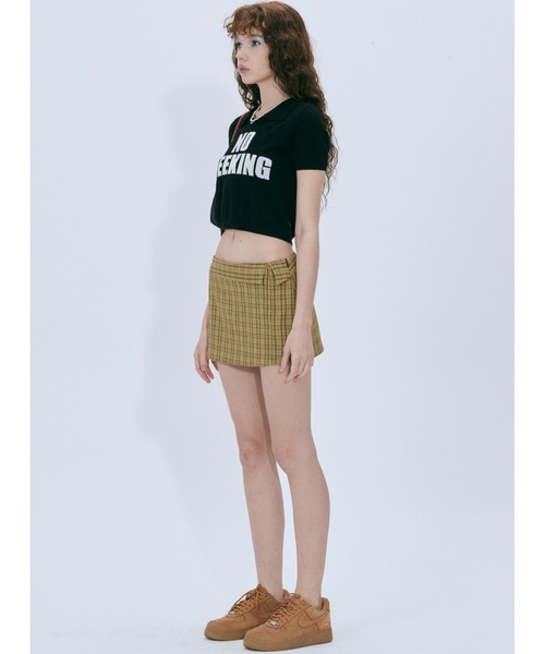 SCULPTOR（スカルプター）の「No Peeking Knit Top/ノーピーキングニットトップ（ニット/セーター・レディース・ホワイト/ブラック・MEDIUM）」の6枚目の写真