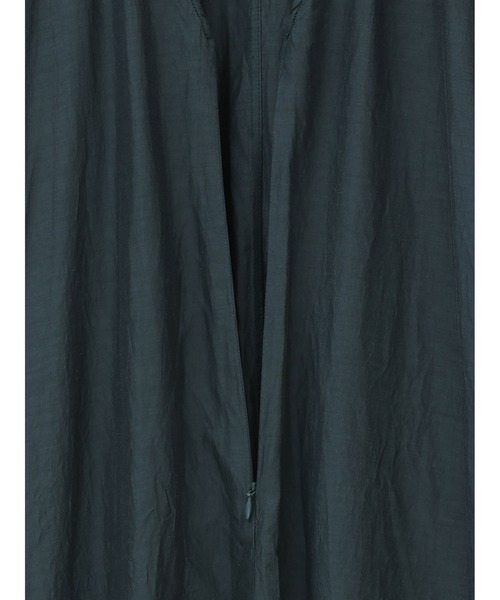 enchainement（アンシェヌマン）の「Cupra Typewriter Dress（シャツワンピース・レディース・ダークブラウン/オフホワイト/グリーン・フリー）」の9枚目の写真