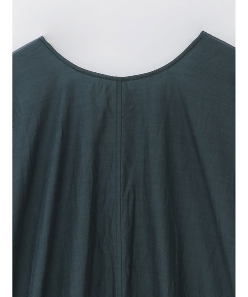 enchainement（アンシェヌマン）の「Cupra Typewriter Dress（シャツワンピース・レディース・ダークブラウン/オフホワイト/グリーン・フリー）」の5枚目の写真