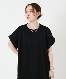 裏毛チュニックプルオーバー