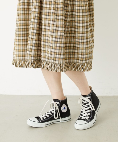 MILKFED.(ミルクフェド)の「PLAID PLEATED BIG COLLAR DRESS(ワンピース・レディース・ベージュ/ネイビー/レッド・ONE SIZE)」の11枚目の写真