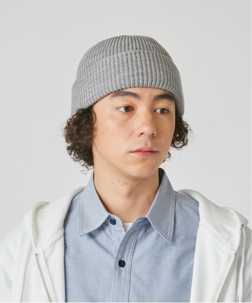OVERRIDE(オーバーライド)の「OVERRIDE UTILITY WATCH WOOL BLEND(ニットキャップ/ビーニー・メンズ・ブラック/ホワイト/グレー/レッド/オレンジ・57~59cm)」の4枚目の写真