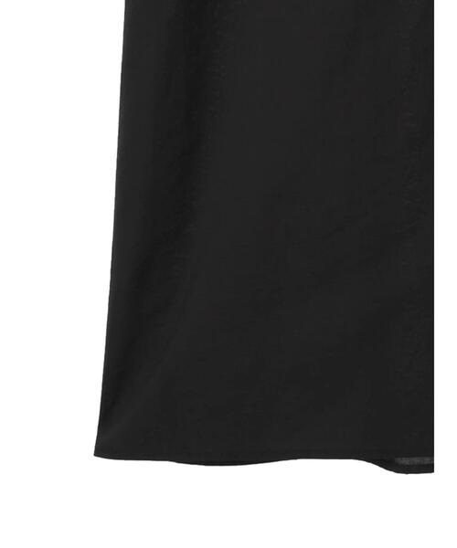 CRAFT STANDARD BOUTIQUE(クラフトスタンダードブティック)の「シンプルバンドカラーワンピース *◆(シャツワンピース・レディース・ブラック/オフホワイト・M/L)」の22枚目の写真