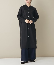 シンプルバンドカラーワンピース *◆