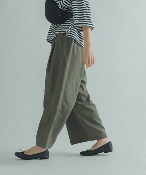 FORK&SPOON(フォークアンドスプーン)の「FORK&SPOON フロントラップキュロット(その他パンツ・レディース・カーキ/ベージュ/ブルー系その他・2/1)」の14枚目の写真
