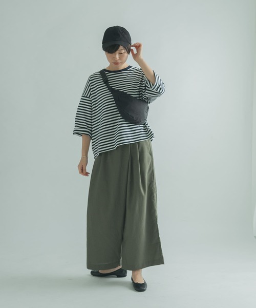 FORK&SPOON(フォークアンドスプーン)の「FORK&SPOON フロントラップキュロット(その他パンツ・レディース・カーキ/ベージュ/ブルー系その他・2/1)」の15枚目の写真