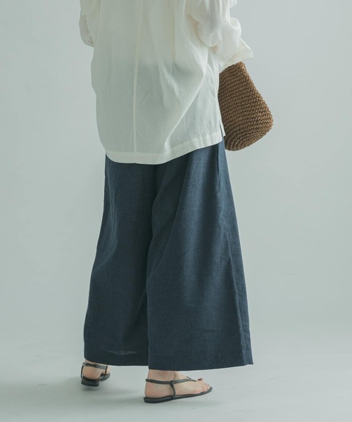 FORK&SPOON(フォークアンドスプーン)の「FORK&SPOON フロントラップキュロット(その他パンツ・レディース・カーキ/ベージュ/ブルー系その他・2/1)」の18枚目の写真