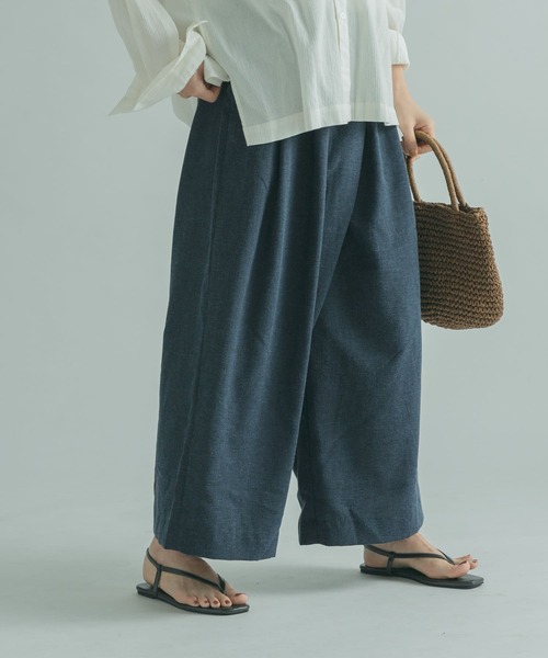 FORK&SPOON(フォークアンドスプーン)の「FORK&SPOON フロントラップキュロット(その他パンツ・レディース・カーキ/ベージュ/ブルー系その他・2/1)」の20枚目の写真