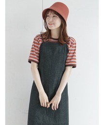 ehka sopo | 前後着2WAYマルチボーダープルオーバー(Tシャツ/カットソー)