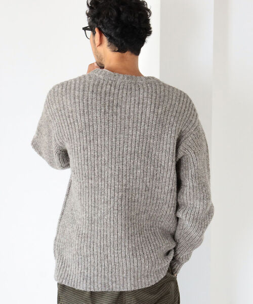 B:MING by BEAMS(ビーミングバイビームス)の「B:MING by BEAMS / 3ゲージ 片畦 クルーネックカーディガン(カーディガン/ボレロ・メンズ・ブラウン/グレー/ナチュラル・SMALL/MEDIUM/LARGE/X-LARGE)」の20枚目の写真