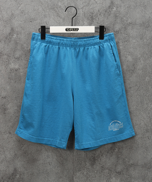 SPORTY&RICH(スポーティアンドリッチ)の「【SPORTY&RICH / スポーティアンドリッチ】ATHLETICS GYM SHORT(スウェットパンツ・メンズ・ブルー系その他・SMALL/MEDIUM)」の1枚目の写真