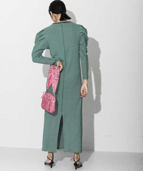 MILLER（ミラー）の「『URBS別注』Miller　exclusive puff onepiece（ワンピース・レディース・ブラウン/レッド/グリーン・FREE）」の5枚目の写真