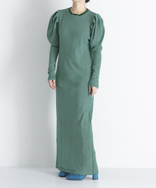 MILLER（ミラー）の「『URBS別注』Miller　exclusive puff onepiece（ワンピース・レディース・ブラウン/レッド/グリーン・FREE）」の6枚目の写真