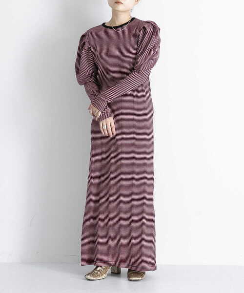 MILLER（ミラー）の「『URBS別注』Miller　exclusive puff onepiece（ワンピース・レディース・ブラウン/レッド/グリーン・FREE）」の8枚目の写真