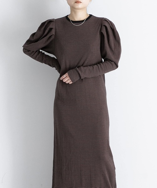 MILLER（ミラー）の「『URBS別注』Miller　exclusive puff onepiece（ワンピース・レディース・ブラウン/レッド/グリーン・FREE）」の19枚目の写真