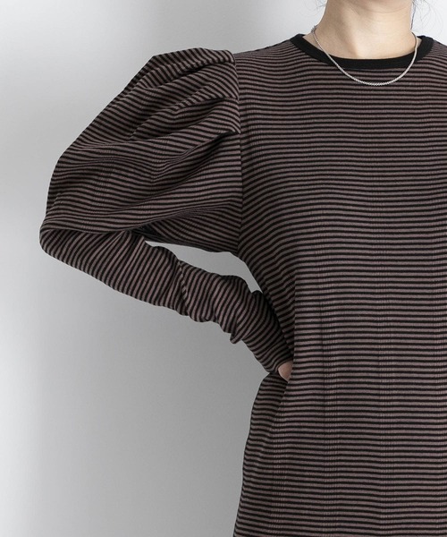 MILLER（ミラー）の「『URBS別注』Miller　exclusive puff onepiece（ワンピース・レディース・ブラウン/レッド/グリーン・FREE）」の21枚目の写真