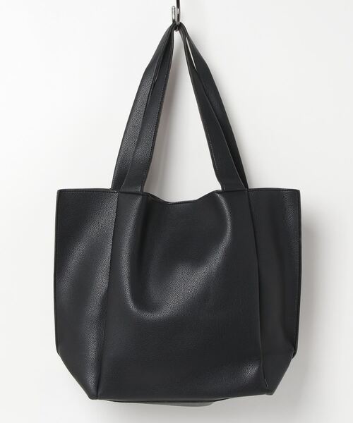 MAISON BREEZE（メゾンブリーズ）の「【MAISON BREEZE】大容量PUレザートートバッグ KNF（トートバッグ・レディース・ベージュ/ブラウン/ブラック・FREE）」の18枚目の写真