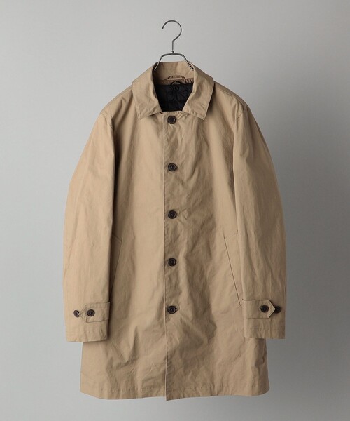 SHIPS（シップス）の「SHIPS: TAION インナーダウン CORDURA(R)ステンコート（ステンカラーコート・メンズ・ネイビー/オリーブ/カーキ・SMALL/MEDIUM/LARGE/X-LARGE）」の19枚目の写真