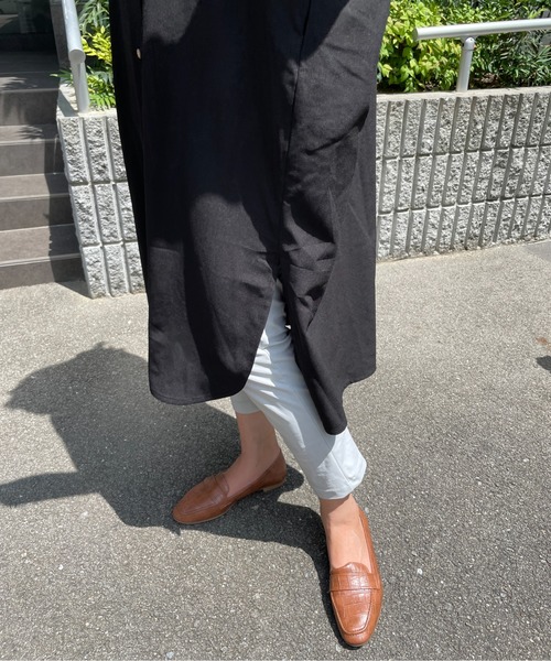 StyleSea（スタイルシー）の「ツーピーススリーブシャツワンピース（シャツワンピース・レディース・ブラック・FREE）」の21枚目の写真