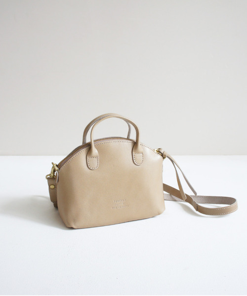 TIDEWAY（タイドウェイ）の「LIGHT LEATHER 2WAY MINI BOSTON（ショルダーバッグ・レディース・ブラック/アッシュグレー/ダークブラウン/チョコ/キャメル・FREE）」の18枚目の写真