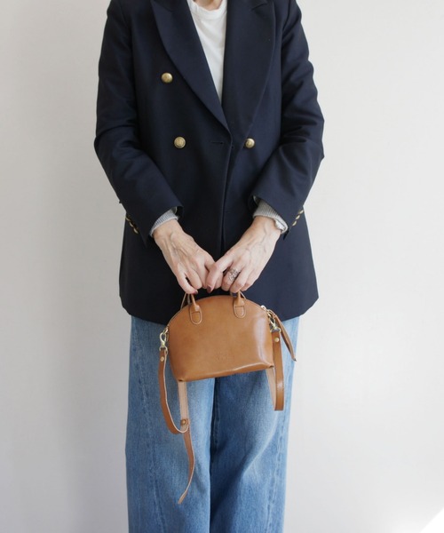 TIDEWAY（タイドウェイ）の「LIGHT LEATHER 2WAY MINI BOSTON（ショルダーバッグ・レディース・ブラック/アッシュグレー/ダークブラウン/チョコ/キャメル・FREE）」の21枚目の写真