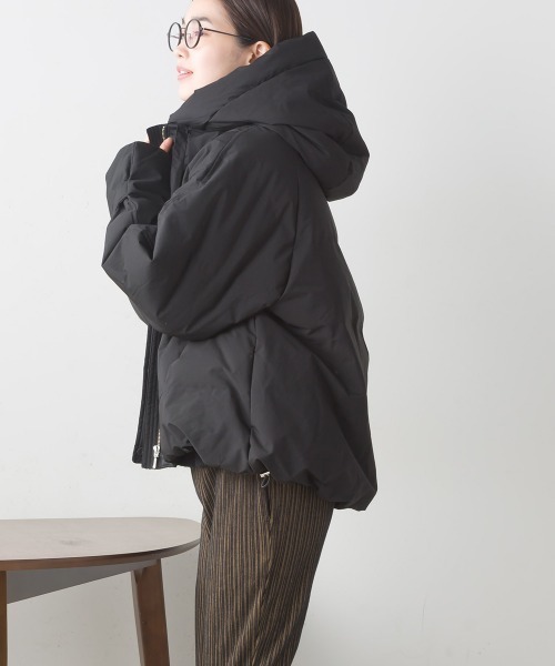 FURRY（ファーリー）の「ヒートボンディングショートダウン（トレンチコート・レディース・ブラック/アイボリー/カーキ・FREE）」の16枚目の写真