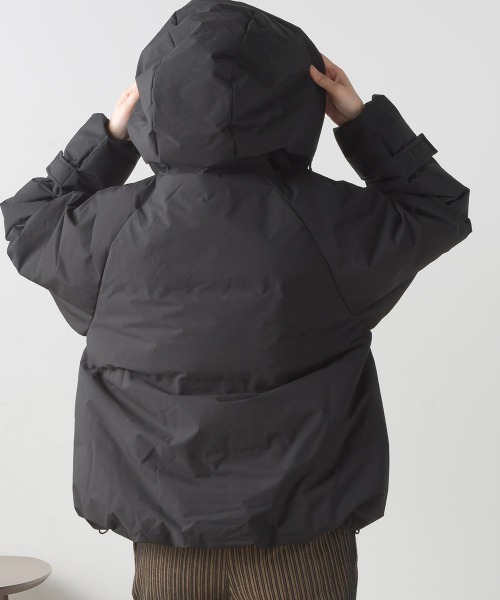 FURRY（ファーリー）の「ヒートボンディングショートダウン（トレンチコート・レディース・ブラック/アイボリー/カーキ・FREE）」の17枚目の写真