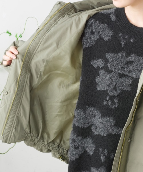 FURRY（ファーリー）の「ヒートボンディングショートダウン（トレンチコート・レディース・ブラック/アイボリー/カーキ・FREE）」の20枚目の写真