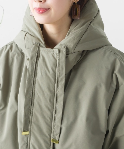 FURRY（ファーリー）の「ヒートボンディングショートダウン（トレンチコート・レディース・ブラック/アイボリー/カーキ・FREE）」の22枚目の写真