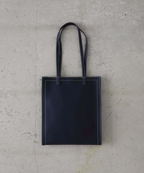 EFOLE（エフォル）の「ステッチ 縦型 トート バッグ（トートバッグ・レディース・ブラック/ベージュ/ブラウン・FREE）」の12枚目の写真