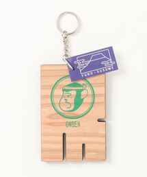 倭物やカヤ（ワモノヤカヤ）の「【カヤ】湯の木札キーホルダー（キーホルダー・レディース）」