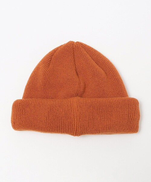 SHIPS（シップス）の「*SHIPS: ワンポイント SHIPS ロゴ 刺繍 ロール ワッチ キャップ（ニットキャップ/ビーニー・メンズ・オレンジ/ブルー/グリーン/ネイビー/ブラウン/チャコールグレー/ブラック・ONE SIZE）」の10枚目の写真