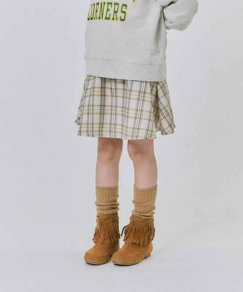 MPS（エムピーエス）の「【MPS】フレアイージースカート（スカート・キッズ・その他1/ブラック×グレー/イエロー/レッド/ブラック/ホワイト×グレー・120/130/140/150）」の6枚目の写真