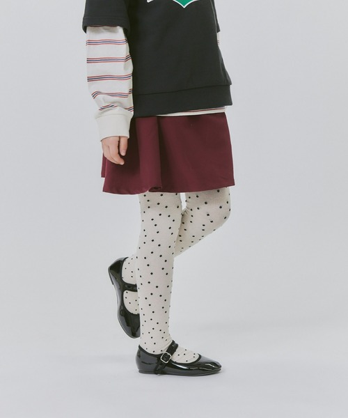 MPS（エムピーエス）の「【MPS】フレアイージースカート（スカート・キッズ・その他1/ブラック×グレー/イエロー/レッド/ブラック/ホワイト×グレー・120/130/140/150）」の14枚目の写真