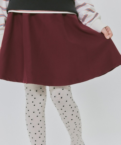 MPS（エムピーエス）の「【MPS】フレアイージースカート（スカート・キッズ・その他1/ブラック×グレー/イエロー/レッド/ブラック/ホワイト×グレー・120/130/140/150）」の13枚目の写真