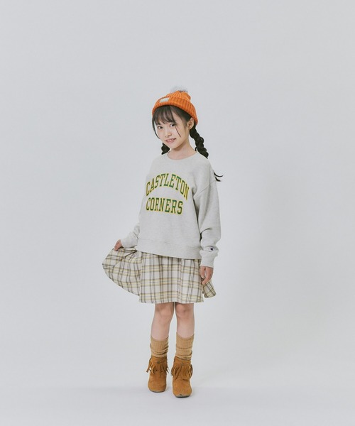 MPS（エムピーエス）の「【MPS】フレアイージースカート（スカート・キッズ・その他1/ブラック×グレー/イエロー/レッド/ブラック/ホワイト×グレー・120/130/140/150）」の12枚目の写真