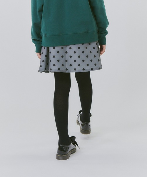 MPS（エムピーエス）の「【MPS】フレアイージースカート（スカート・キッズ・その他1/ブラック×グレー/イエロー/レッド/ブラック/ホワイト×グレー・120/130/140/150）」の18枚目の写真