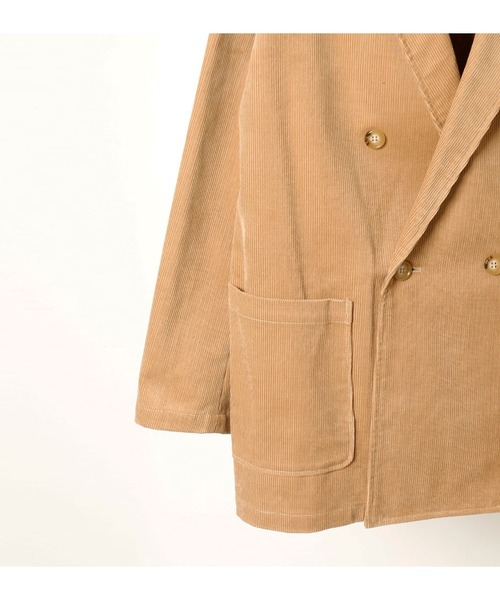 MidiUmi（ミディウミ）の「コーデュロイジャケット（その他アウター・レディース・チャコールグレー/ブラック/ベージュ・FREE）」の5枚目の写真