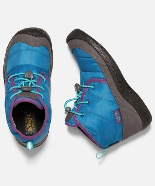 KEEN(キーン)の「HOWSER II CHUKKA WP / ハウザー ツー チャッカ ウォータープルーフ / キッズ シューズ(ブーツ・キッズ・ブルー・22cm/20cm/21cm/23.5cm/22.5cm)」の1枚目の写真
