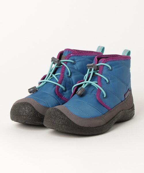 KEEN(キーン)の「HOWSER II CHUKKA WP / ハウザー ツー チャッカ ウォータープルーフ / キッズ シューズ(ブーツ・キッズ・ブルー・22cm/20cm/21cm/23.5cm/22.5cm)」の9枚目の写真