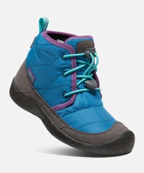 KEEN(キーン)の「HOWSER II CHUKKA WP / ハウザー ツー チャッカ ウォータープルーフ / キッズ シューズ(ブーツ・キッズ・ブルー・22cm/20cm/21cm/23.5cm/22.5cm)」の4枚目の写真